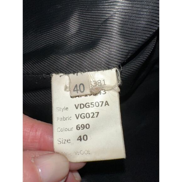 VIKTOR & ROLF CHOCOLATE BROWN COAT W/ REMOVABLE LEATHER COLLAR TAYLOR SWIFT - Picture 5 of 11